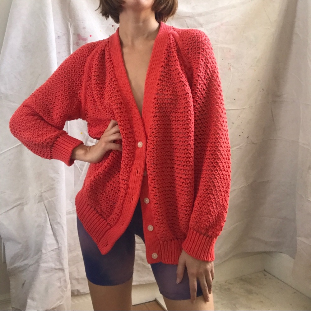 Hot Orange Paul Smith Cardigan